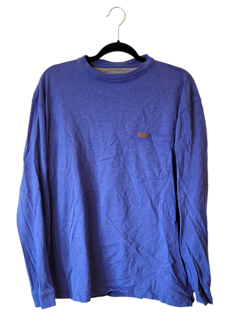 Pendleton Bright Blue Men's Long-Sleeve Pocket Tee Size L